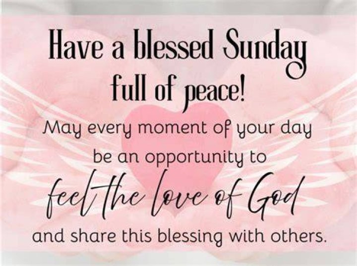 A Blessed Sunday: A Message Of Hope, Love, And Renewal